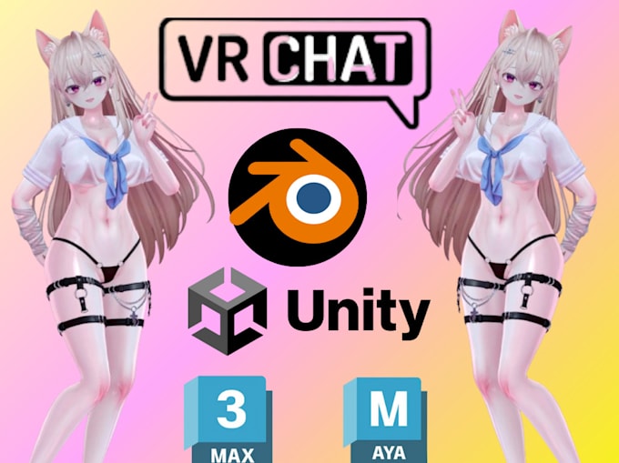 Gig Preview - Create 3d custom vrchat avatar ,furry avatar, vrc, humaniod avi, nsfw, vrc