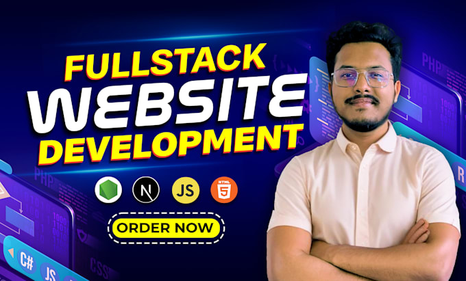 Gig Preview - Do custom website development as a full stack website developer, website builder