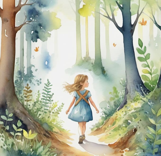 Gig Preview - Illustrate children story book illustration watercolor