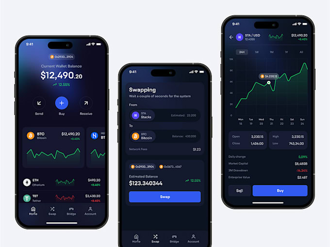 Gig Preview - Develop wallet app crypto wallet app