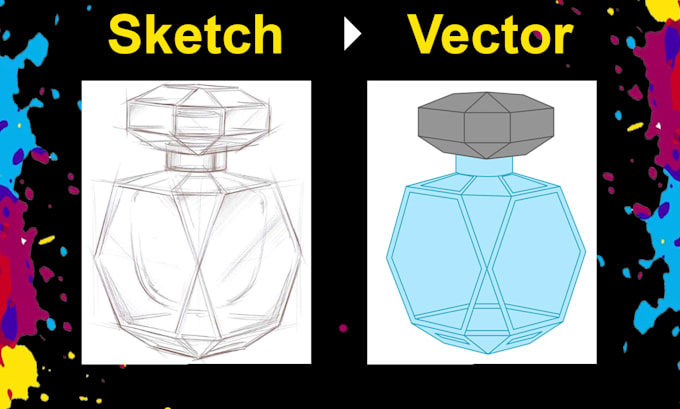 Gig Preview - Transform any sketch into a vector