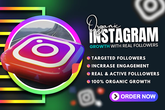 Gig Preview - Do fast organic growth on instagram to get more followers