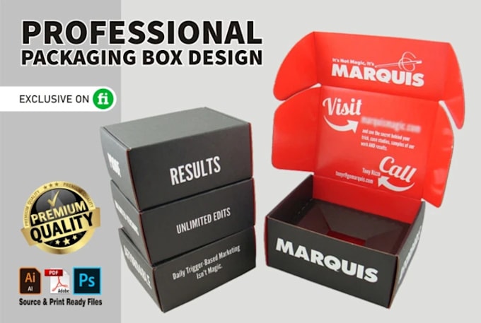 Bestseller - do custom packaging design box, pouch, or label