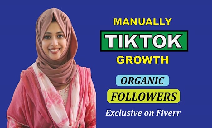 Gig Preview - Organically grow and promote your tiktok account with real followers