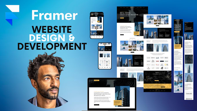 Gig Preview - Design your animated website in framer