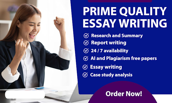 Gig Preview - Do urgent research, summary, essay writing, reports, powerpoints within 12 hours