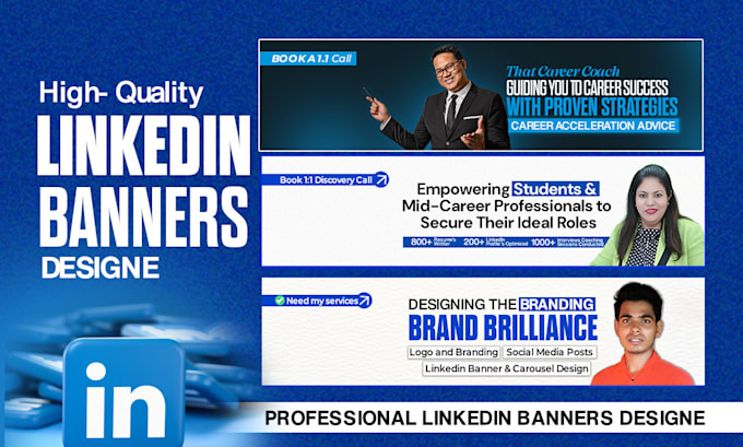 Gig Preview - Design linkedin banner facebook cover design