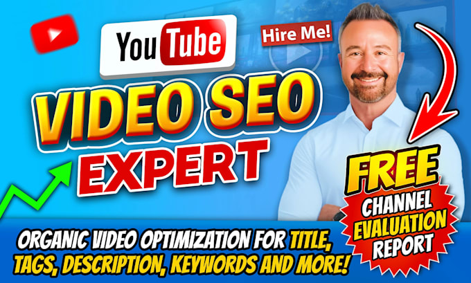 Gig Preview - Do youtube videoo seo for your channel growth or create buisness channel