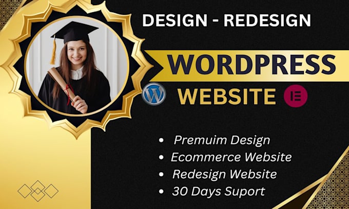 Gig Preview - Redesign wordpress website and ecommerce website responsive design