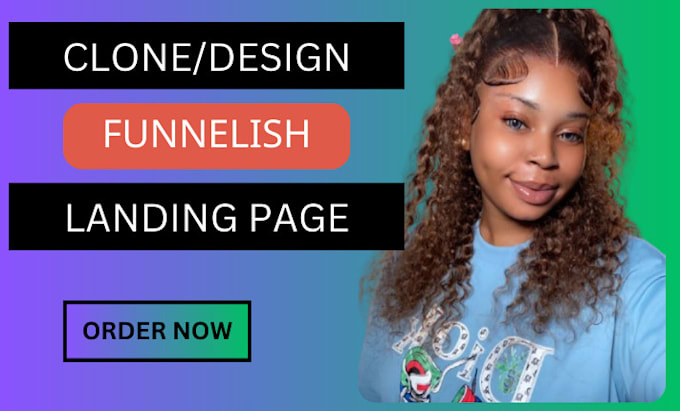 Gig Preview - Design affiliate set up clone funnelish landing page sales funnel website