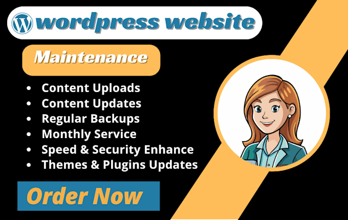 Gig Preview - Provide  wordpress maintenance updates and support