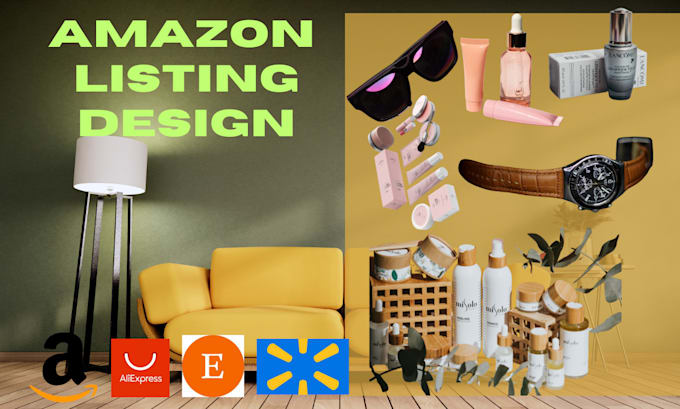 Gig Preview - Design amazing amazon product listing image infographic product photos