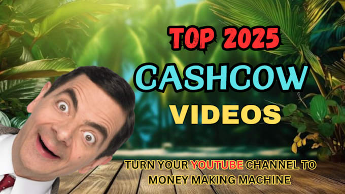 Gig Preview - Build 2025 youtube income generating business channel, top10 cash cow videos