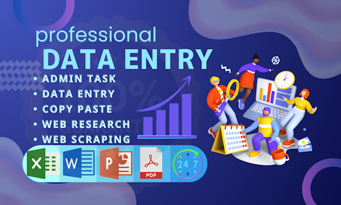 Gig Preview - Do professional data entry clean organized data