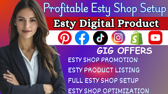 Gig Preview - Do complete shopify marketing, sales funnel, email marketing, etsy promotion