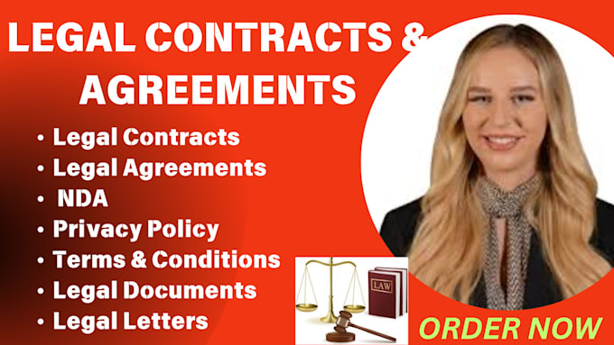 Gig Preview - Write powerful legal contracts, agreements and any legal document