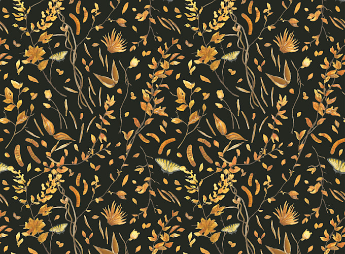 Gig Preview - Design original wallpaper as surface print pattern design