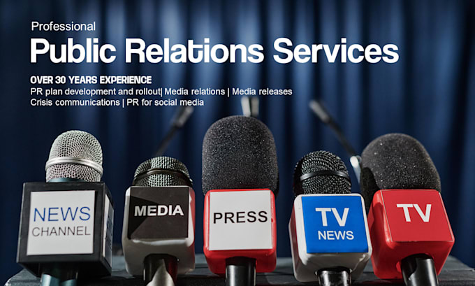 Gig Preview - Provide professional public relations services