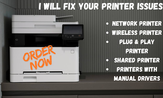 Gig Preview - Install network printer, configure hp, xerox, epson printers