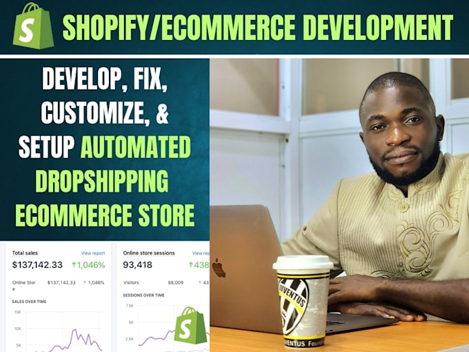 Gig Preview - Customize shopify coding, fix bugs, and develop custom themes for stores