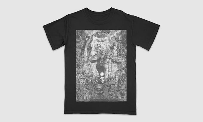 Gig Preview - Create dark, unique, t shirt designs