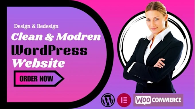 Gig Preview - Design and develop modern business website