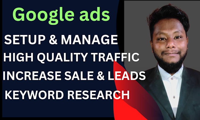 Gig Preview - Setup and manage google ads adwords ppc campaigns