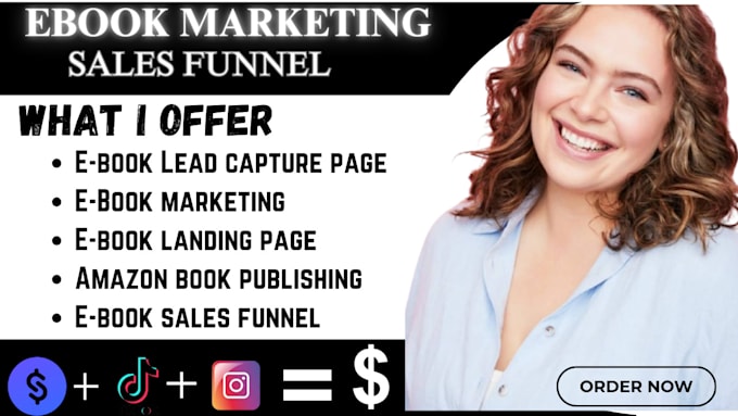 Gig Preview - Do ebook marketing sales funnel, ebook promotion, amazon book kdp publishing