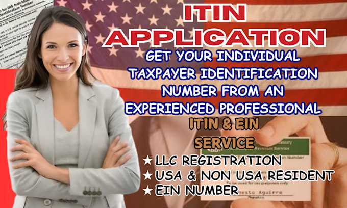 Gig Preview - Get your itin indevidual taxpayer number as irs caa