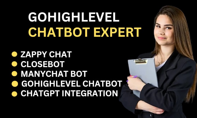 Gig Preview - Integrate chatgpt, zappychat or closebot with gohighlevel