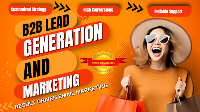 Gig Preview - Do quality b2b lead generation, email marketing campaign, sales lead genereation