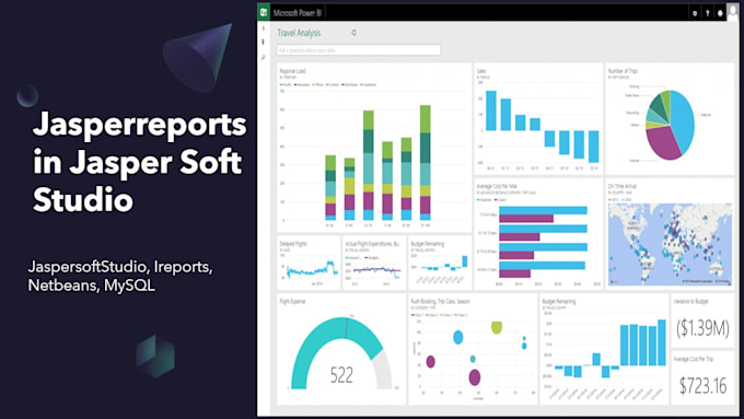 Gig Preview - Develop jasperreport using jaspersoft studio