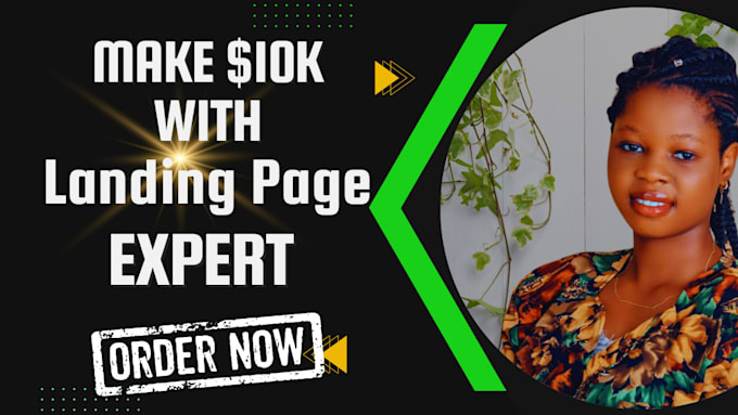 Gig Preview - Design landing page using heyflow swipepages unbounce instapage leadpages shogun