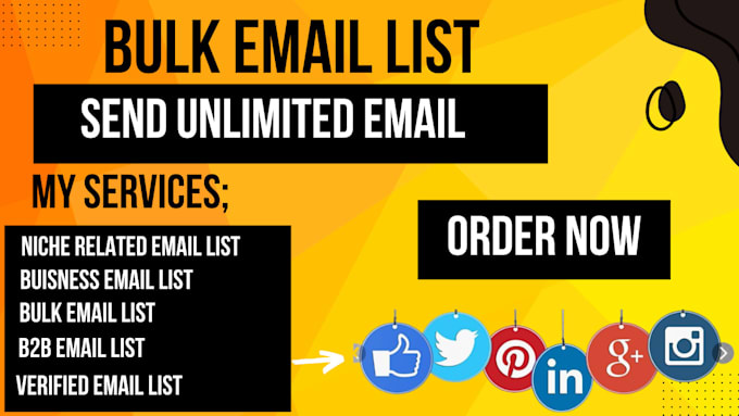 Bestseller - send email blasts to millions with targeted email marketing campaigns