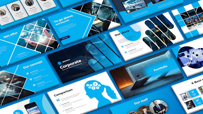 Bestseller - design powerpoint presentation investor pitch deck template google slides