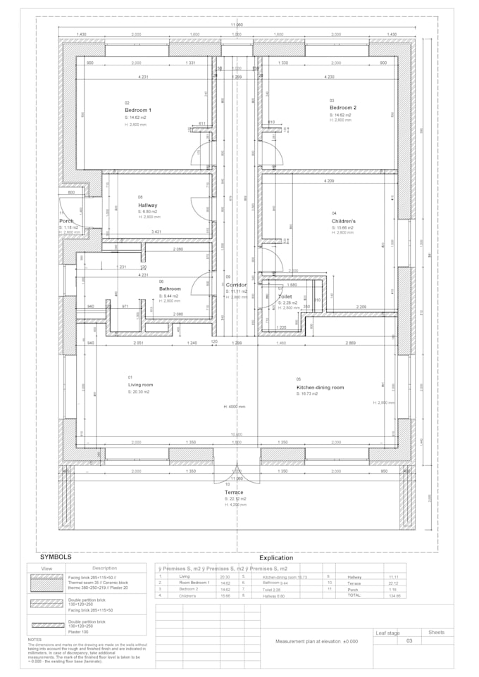 Gig Preview - Draw an architectural floor plan from your sketch