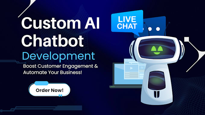 Gig Preview - Do ai chatbot development, custom ai chatbot, chatgpt bot