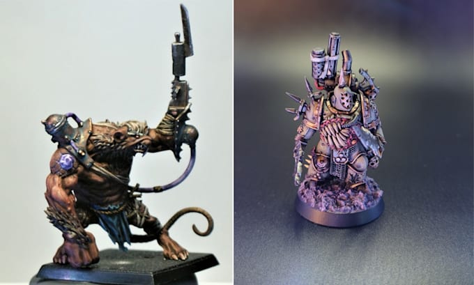 Gig Preview - 3d print and paint miniatures figures warhammer 40k painting aos dnd boardgame