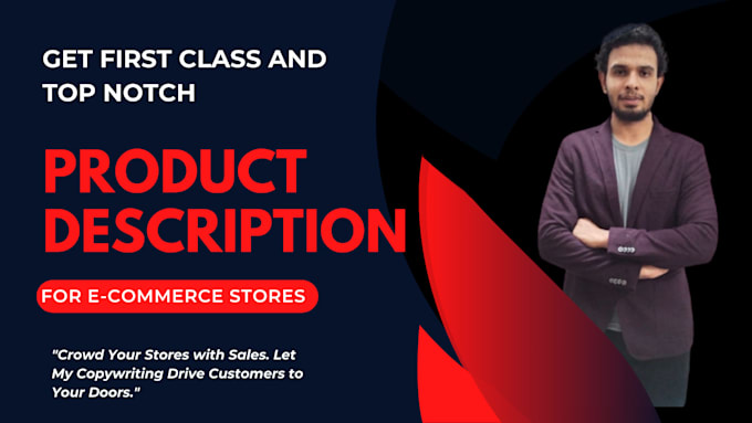 Gig Preview - Write a captivating ecommerce product description