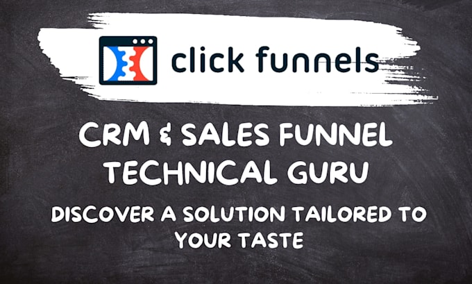 Gig Preview - Optimize your clickfunnels website, sales funnel, workflows and clickfunnnel CRM