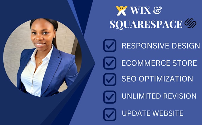 Gig Preview - Update your wix website design and monthly maintenance for wix, squarespace