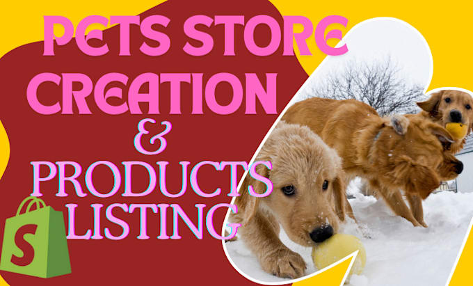 Gig Preview - Create a dropshipping website and shopify pet store and shopify website