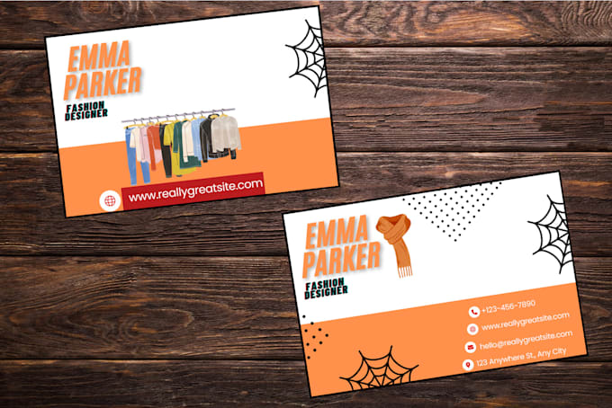 Gig Preview - Design amazing clothes business cards