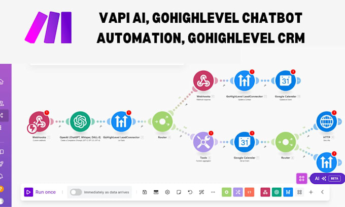 Gig Preview - Setup vapi ai, gohighlevel vapi ai, gohighlevel crm, and gohighlevel crm