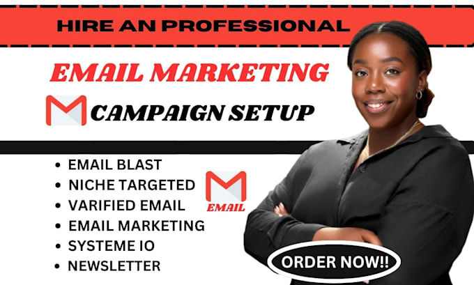 Gig Preview - Do bulk email blast campaign, systeme io, klaviyo email marketing, klaviyo flows