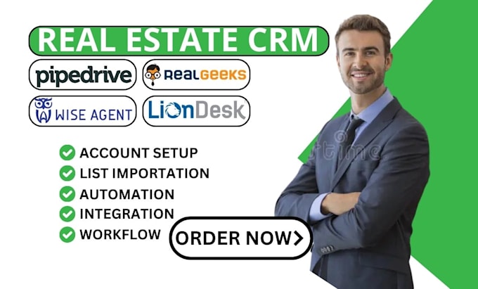 Gig Preview - Customize pipe drive integrate real geeks automate wise agents lion desk ghl crm