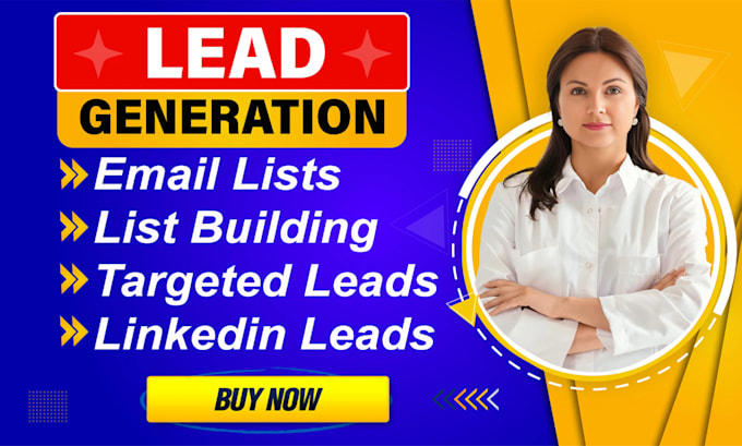 Gig Preview - Provide b2b lead generation for any industry