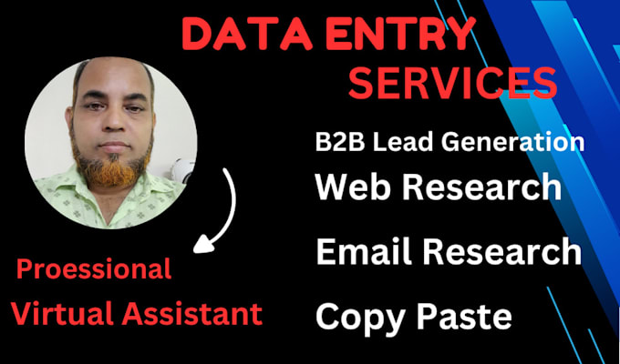 Gig Preview - Do b2b lead generation ,email research ,web research fast in 12 hours