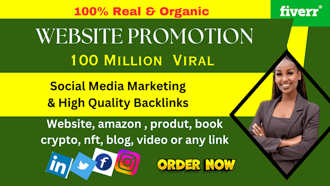 Gig Preview - Promote  the website book business on amazon or any social media platforms