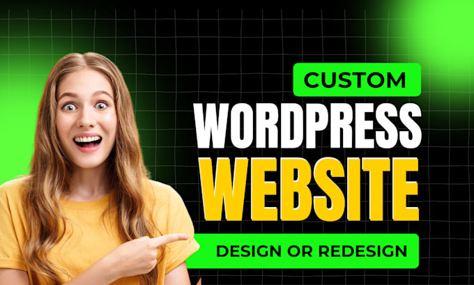 Gig Preview - Build, redesign, or customize your wordpress website